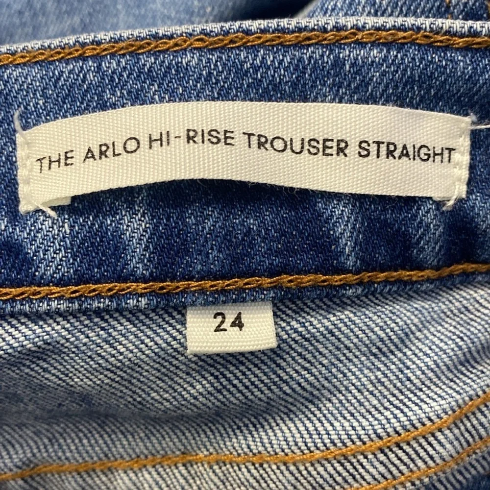 Denim Forum The Arlo Hi-Rise Trouser Straight Jean Size 24 - Picture 15 of 16
